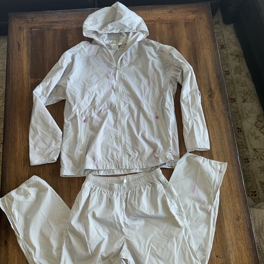 Nike Track Suit hooded lined paint splash